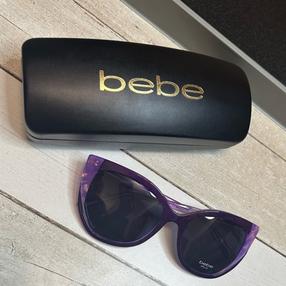 bebe Vibrant Purple Women's Sunglasses